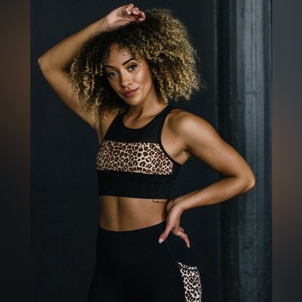 Zyia All Star Bra Leopard Print small